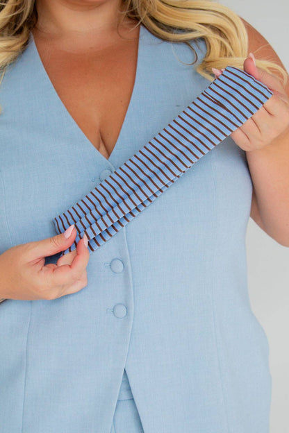 Soft Striped Stretchy Headband