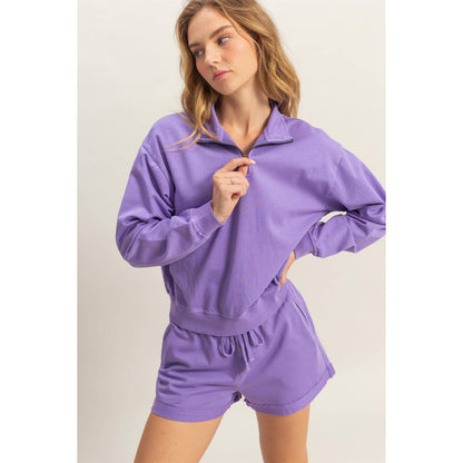 Half Zip Sweatshirt