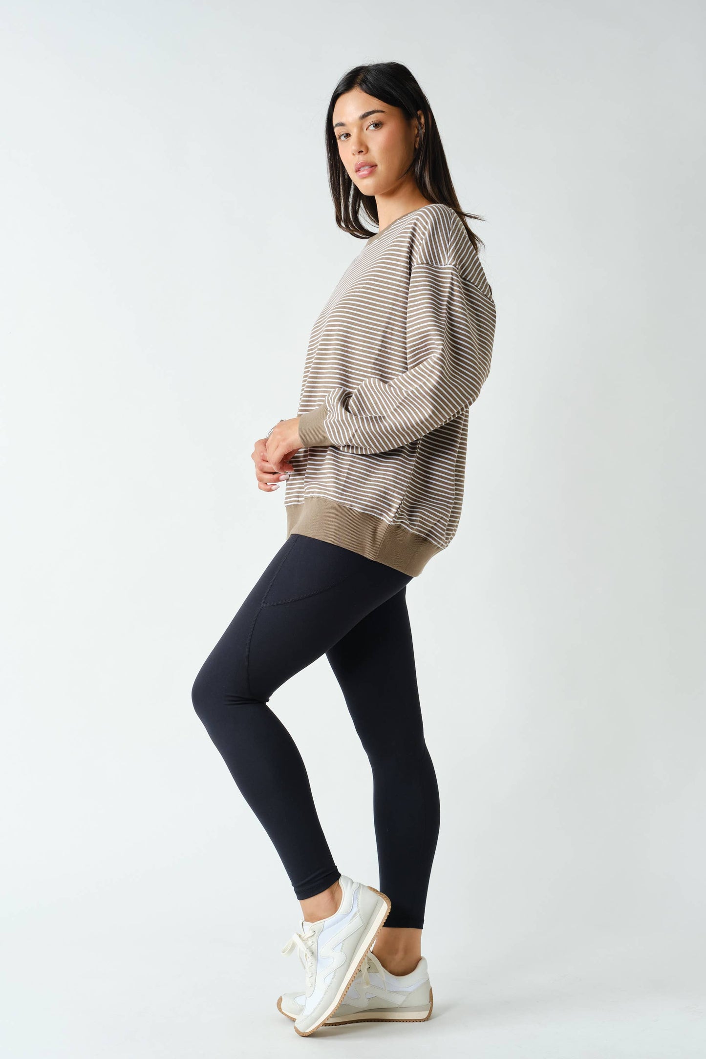 Coastal Striped Crewneck