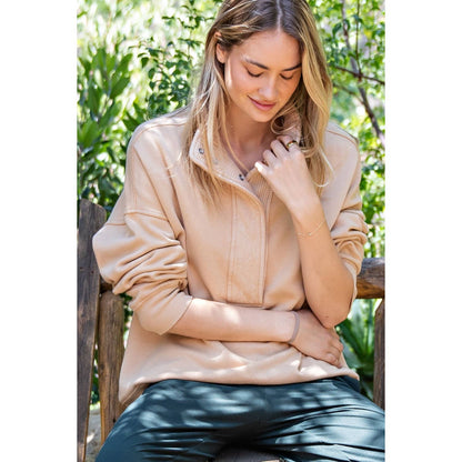 Snap Quarter Zip