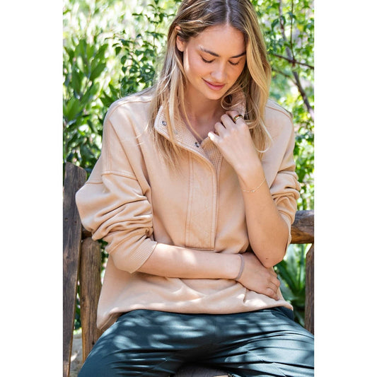 Snap Quarter Zip