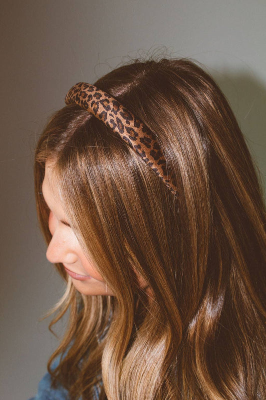 Cheetah Patterned Headband