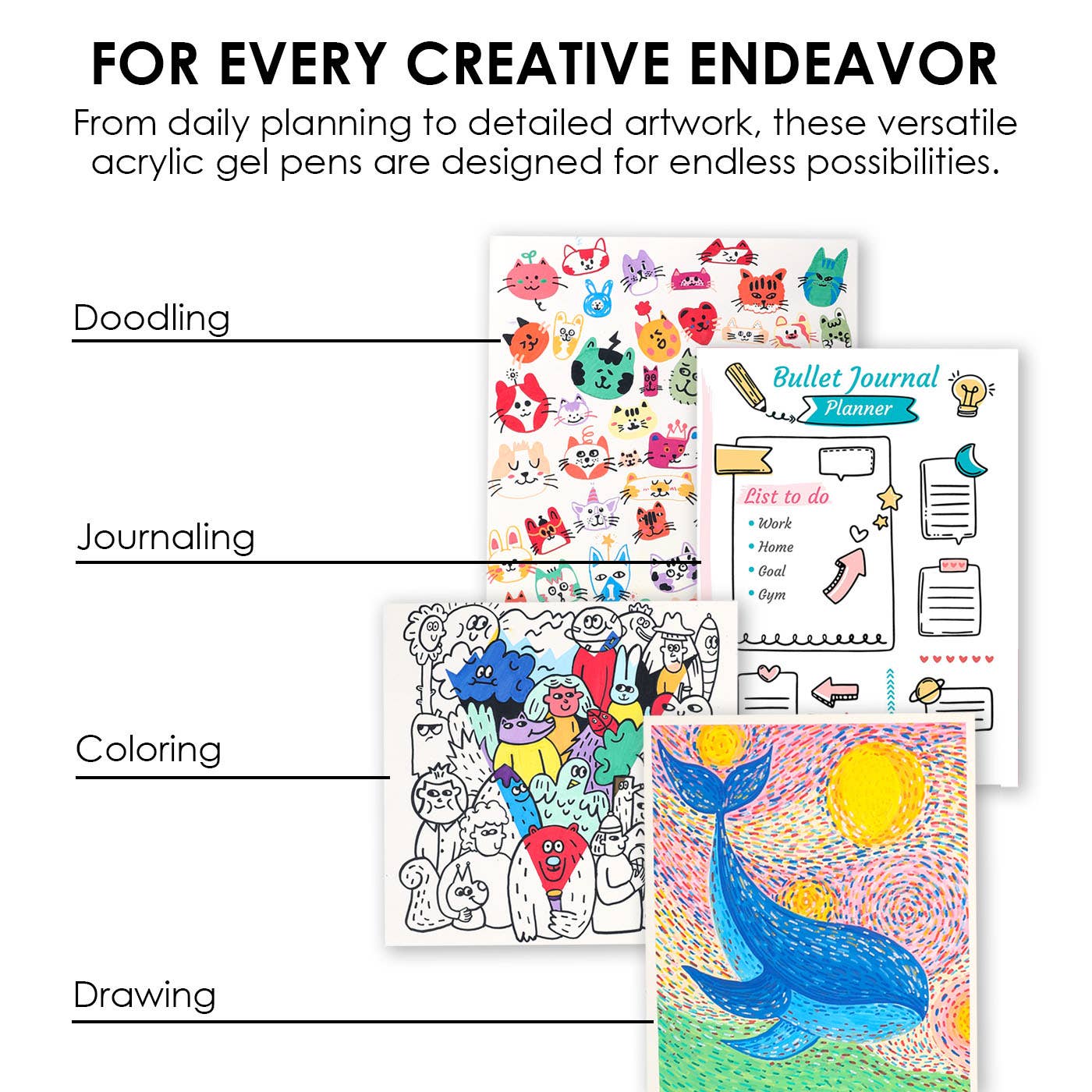 Bold & Bright Coloring Kit - Tropics Color
