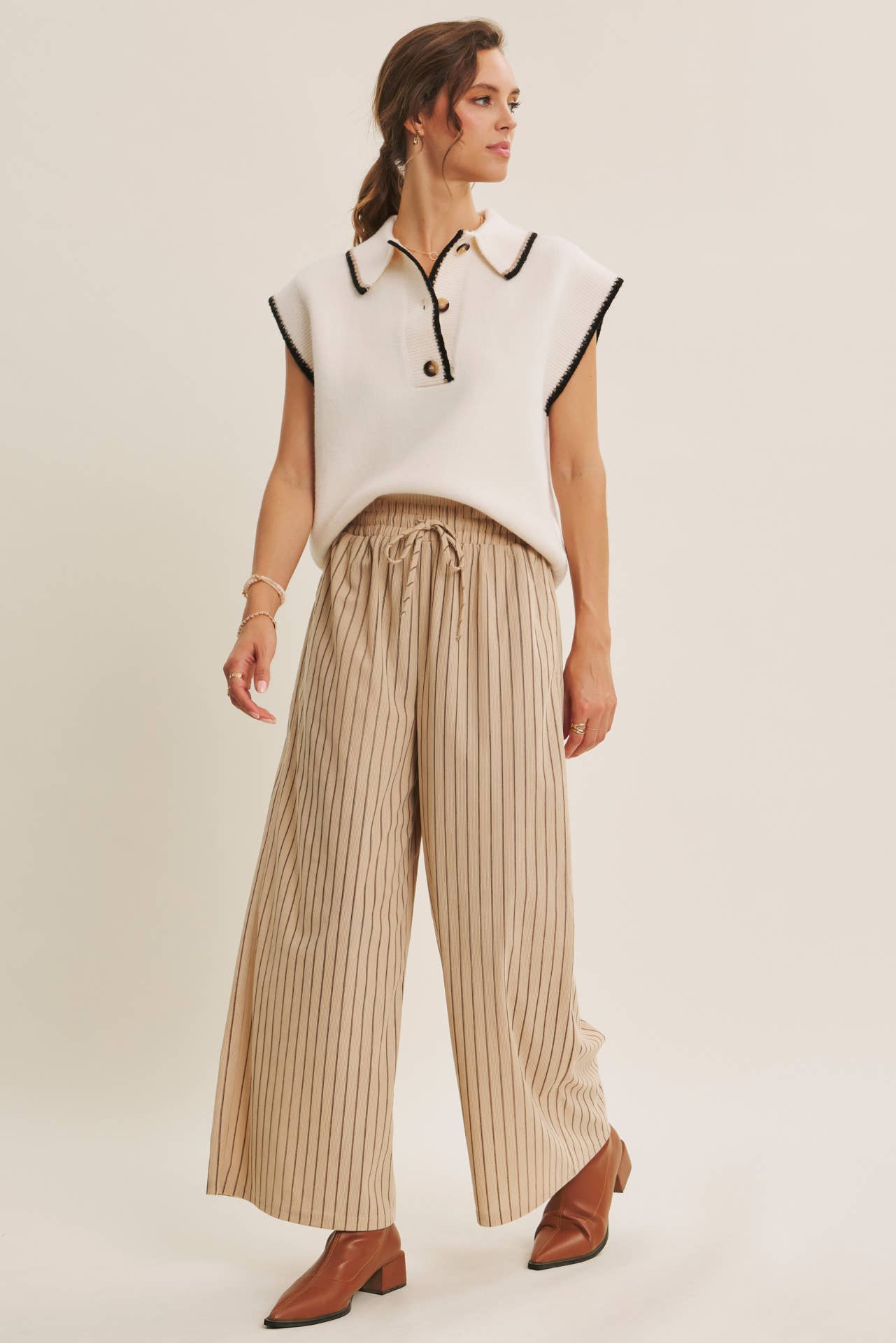 Wide Leg Corduroy Pants