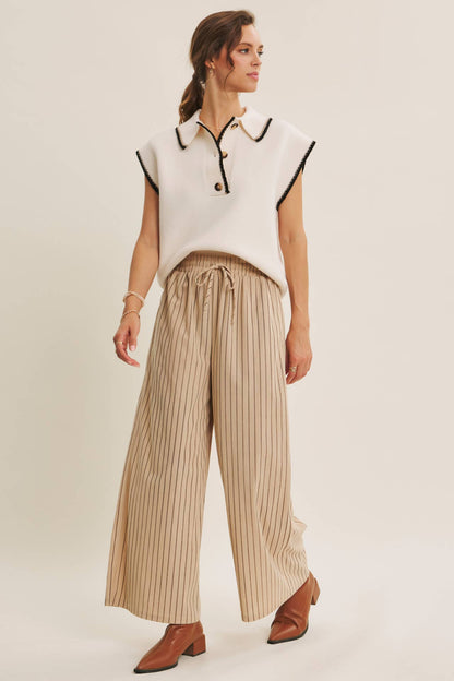 Wide Leg Corduroy Pants