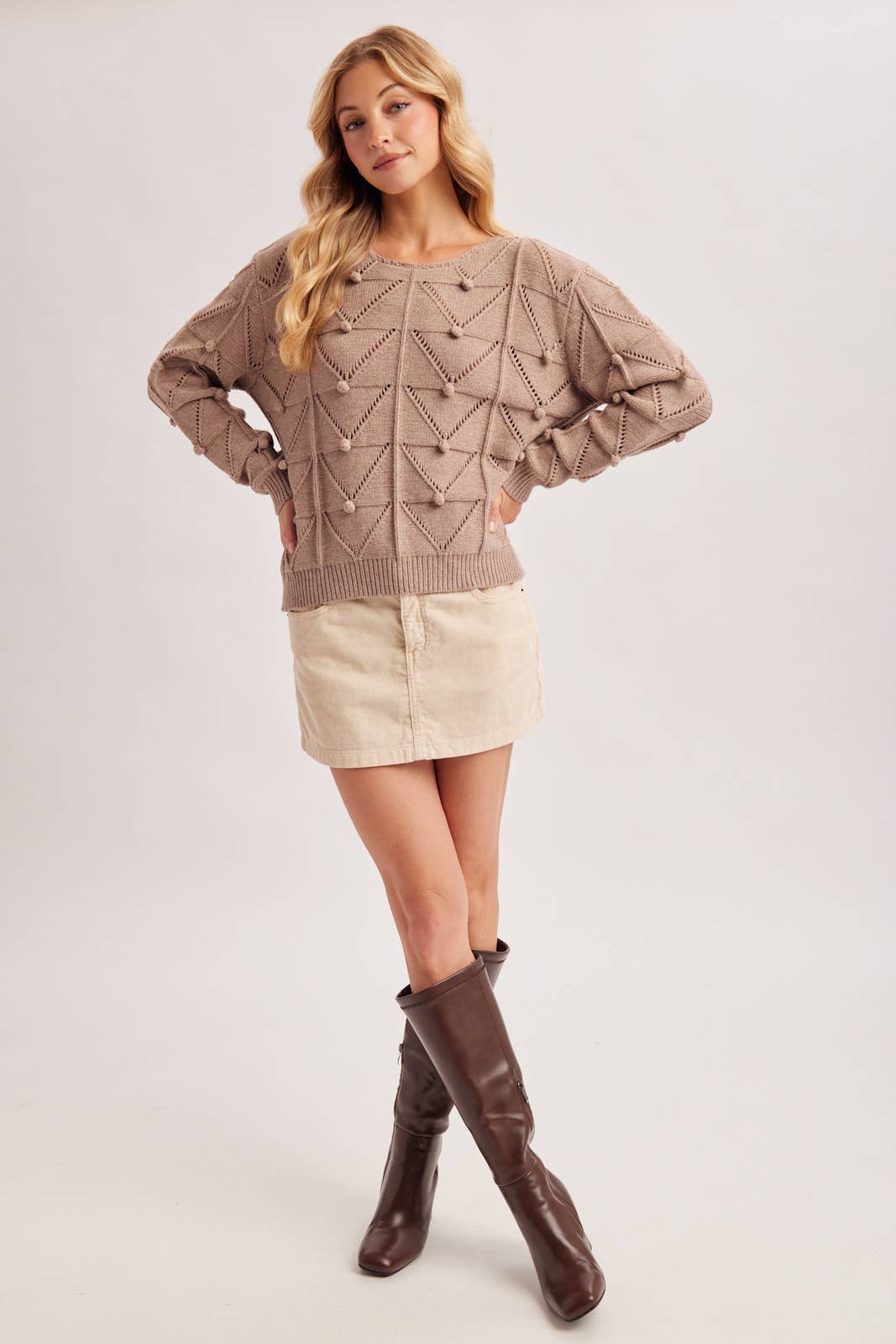 Pom Sweater