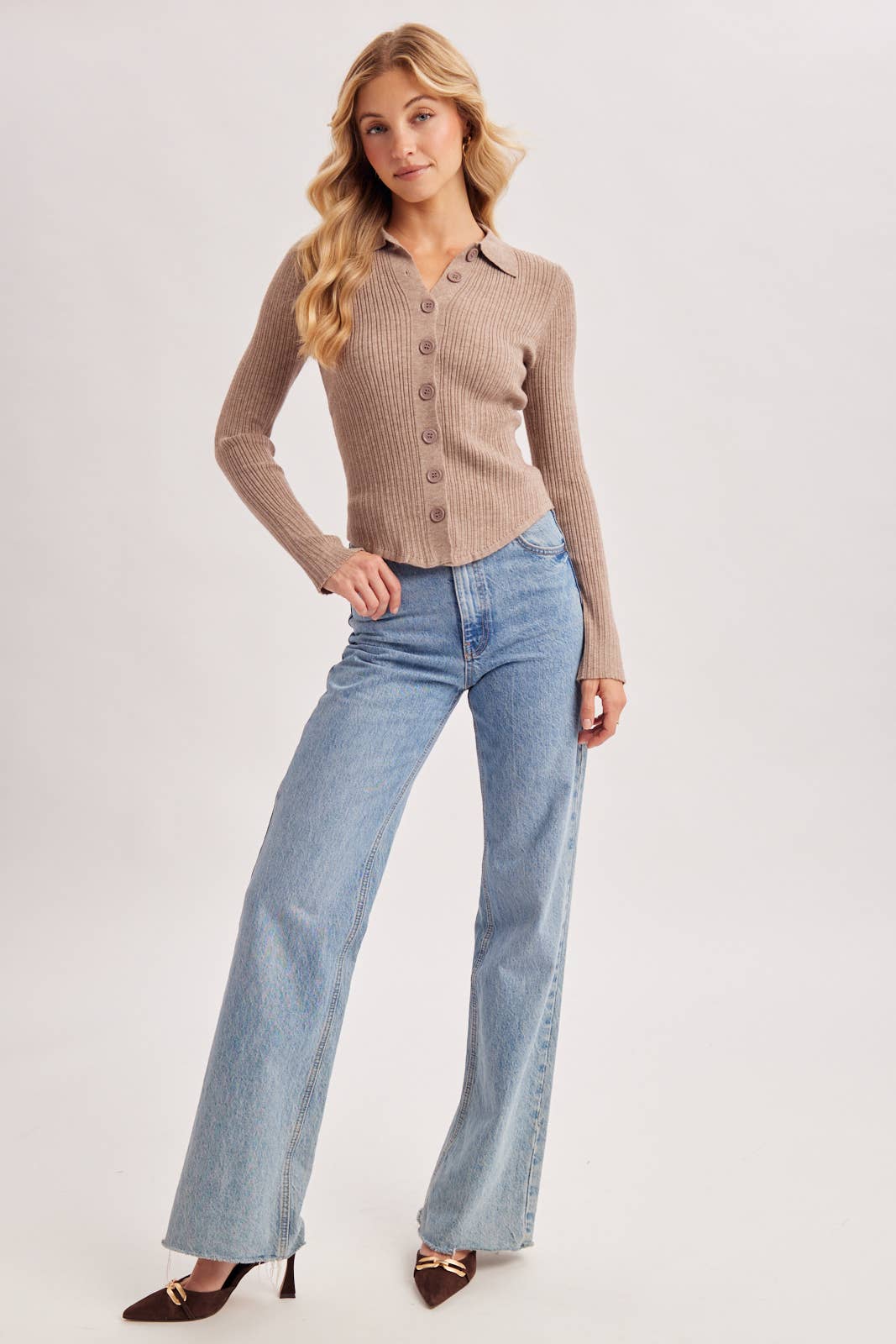 Button Down Polo