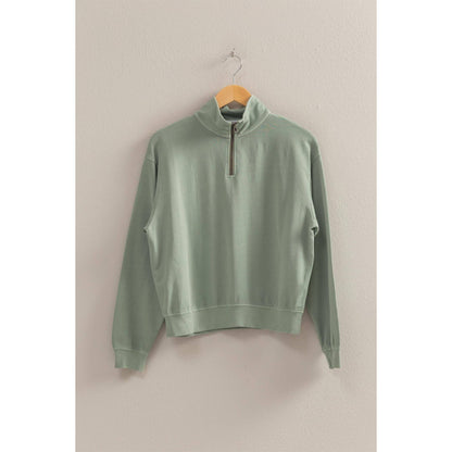 Half Zip Sweatshirt