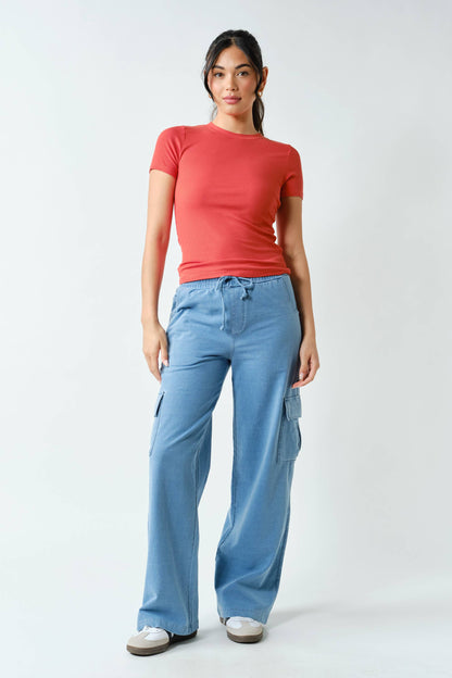Ribbed Athleisure Top