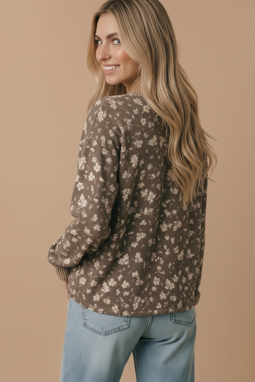 Ditsy Floral Button Down