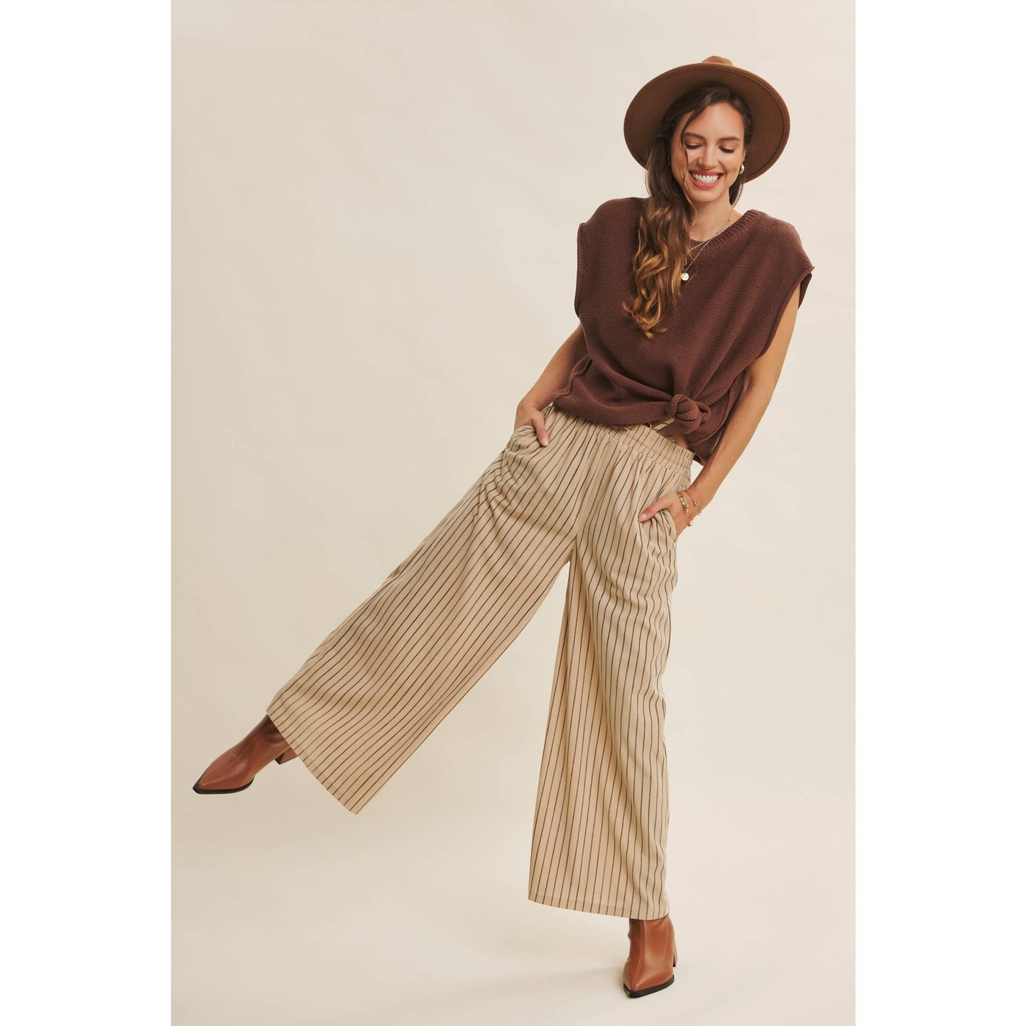 Wide Leg Corduroy Pants