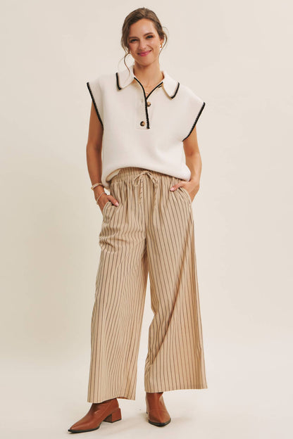 Wide Leg Corduroy Pants