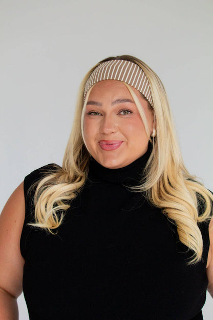 Soft Striped Stretchy Headband